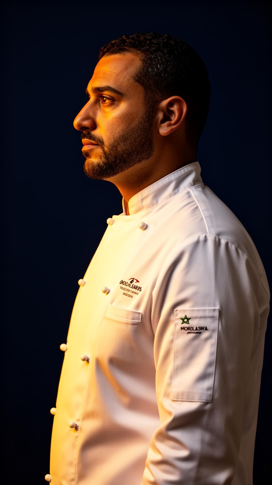Chef Yassine Benzakour at La Mer Rouge, Casablanca